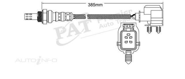 PAT Oxygen Sensor Pre-Catalytic For Chrysler Voyager GS, RG 3.3L V6 EGA