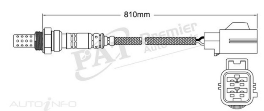 PAT Oxygen Sensor Post-Catalytic For Volvo S70 2.4 20V P80 2.4L B5254S
