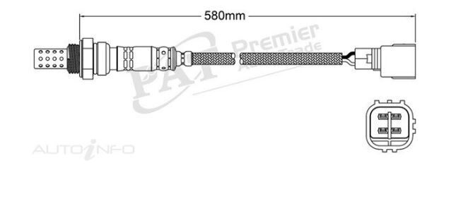 PAT Oxygen Sensor For Daihatsu Copen L880 0.66L JB-DET DOHC 16v Turbo MPFI