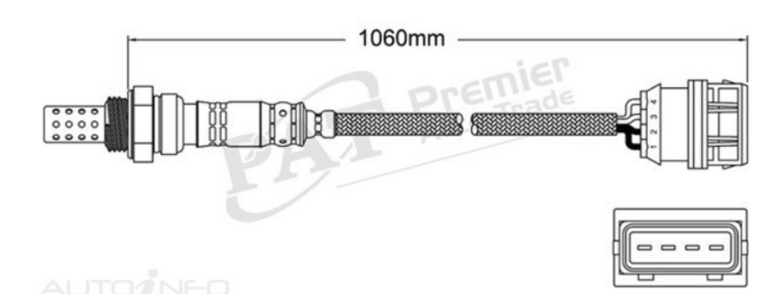 PAT Oxygen Sensor Pre-Catalytic For Volvo S40 2.0 SE 1.9L/1.8L B4204S, B4184S3