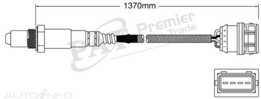 PAT Oxygen Sensor Post-Catalytic For Chrysler PT Cruiser PG, PT 2.0L ECC