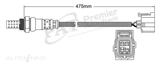 PAT Pre-Cat. Oxygen Sensor For Jeep Wrangler JK 3.8L 6CYL EGT - EGO-465