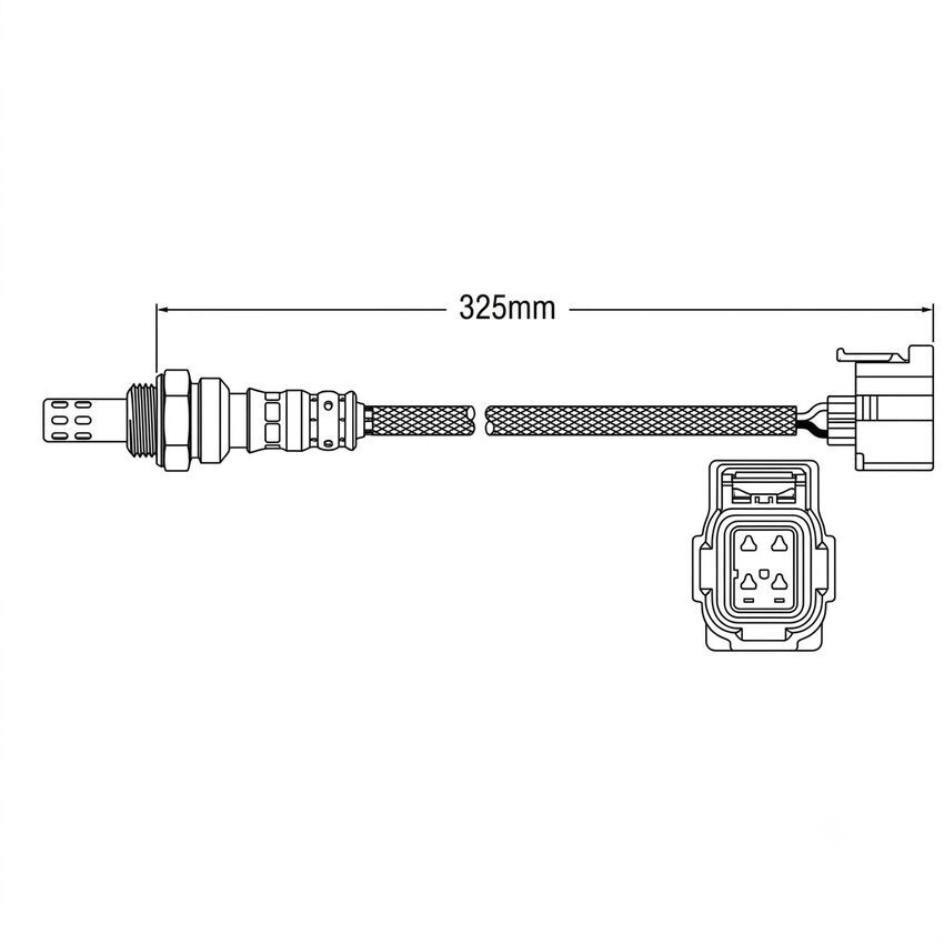 PAT Oxygen Sensor Pre-Catalytic For Jeep Grand Cherokee WH 3.7L/5.7L V6/V8 EKG