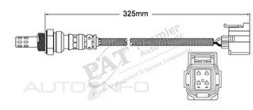 PAT Oxygen Sensor Pre-Catalytic For Chrysler 300C SRT-8, HEMI V8 5.7L/6.0L EZB