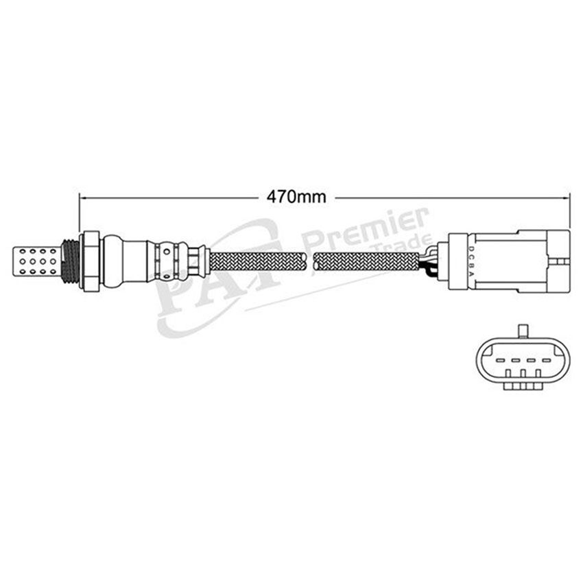 PAT Oxygen Sensor For Renault Clio MK2 MK3 1.6L,2.0L F4R.736 K4MA 16V DOHC