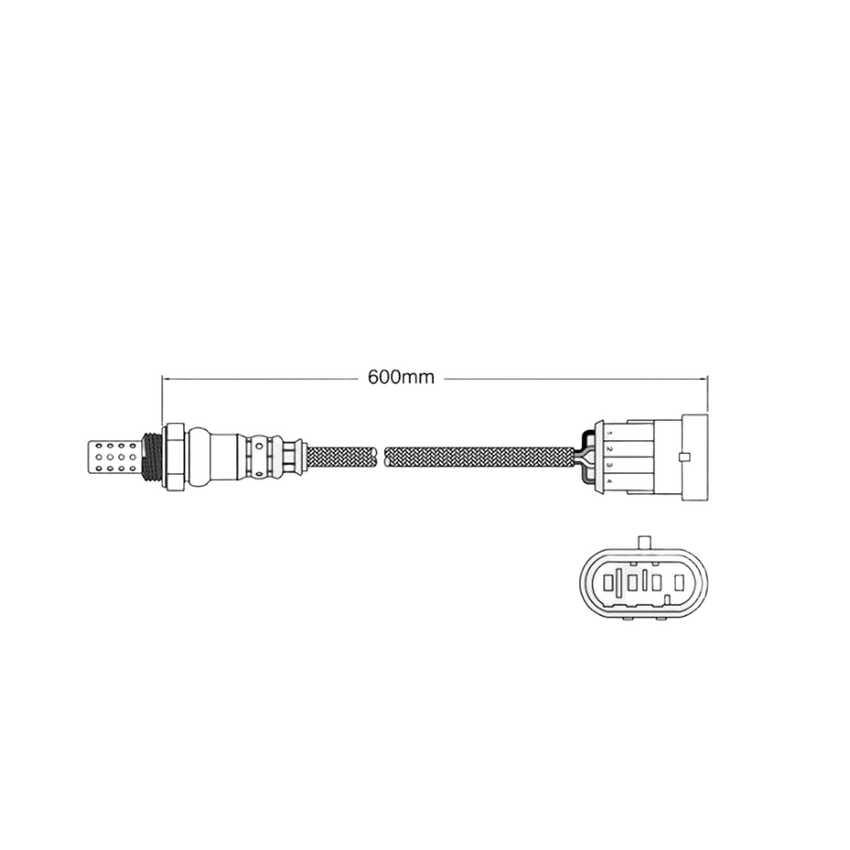PAT Oxygen Sensor For Abarth 695 TRIBUTO FERRARI 4L I4 312A3, 16V-EGO-486-1