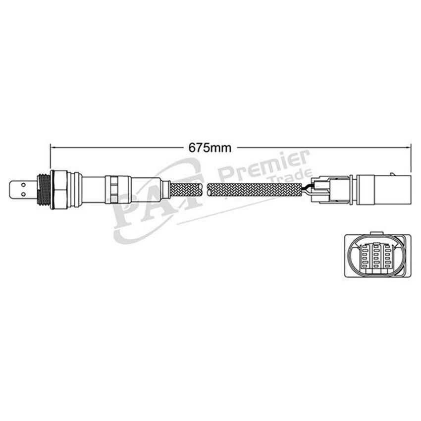PAT Oxygen Sensor Pre-catalytic For Fiat Punto 1.2L 199A3 16V DOHC