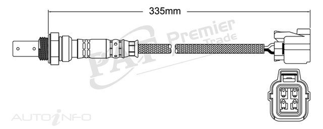 PAT Pre-Cat. Oxygen Sensor For Honda Accord 2.0L 4CYL F20B - EGO-491