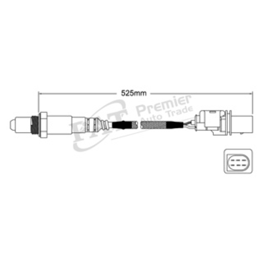 PAT Exhaust Gas Oxygen Sensor For  Chevrolet Lumina WM 3.6L V6 LY7 [H7]