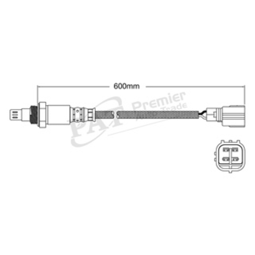 PAT Exhaust Gas Oxygen Sensor For  Toyota Hilux Workmate TGN16R 2.7L 2TRFE