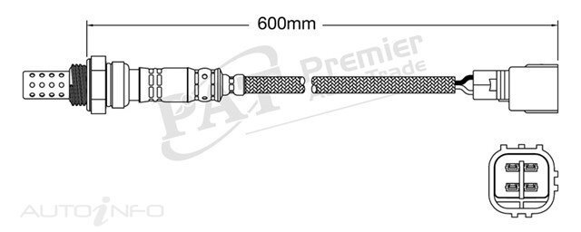 PAT Pre-Cat. Oxygen Sensor For TOYOTA ESTIMA ACR40R ACR30R 2.4L 2AZFE - EGO-518
