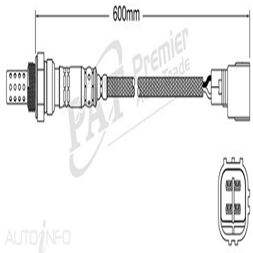 PAT Pre-Cat. Oxygen Sensor For Toyota Avensis ACM21R 2.4L 2AZFE 14 16V DOHC