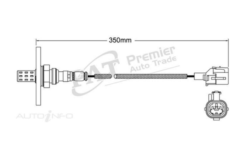 PAT Oxygen Sensor Post Catalytic For Lexus GS300 JZS147R 3.0L 2JZGE 4D Sedan