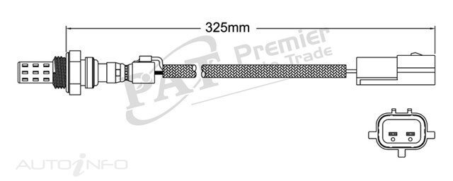 PAT Pre-Cat. Oxygen Sensor For Mazda E1800 2.0L EFI 4CYL F8 - EGO-527