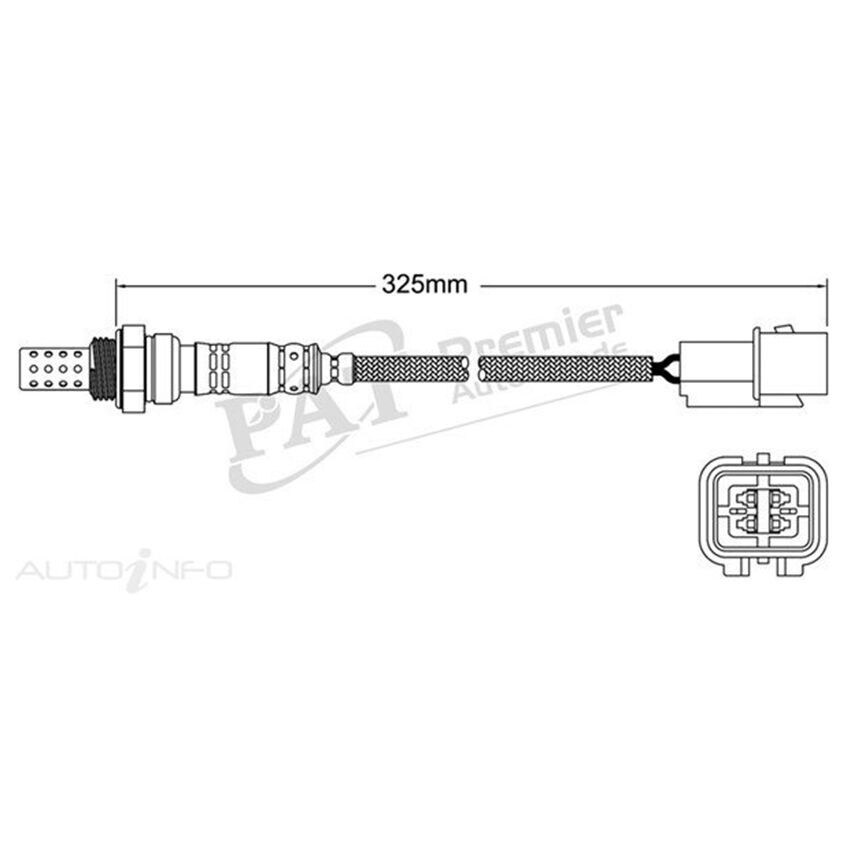 PAT Pre-Cat. Oxygen Sensor For Mitsubishi Outlander LS,XLS VR VRX ZF 2.4L 4G69