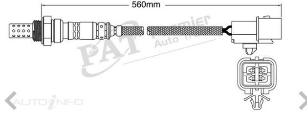 PAT Oxygen Sensor Post-Catalytic For Mitsubishi Pajero NM,NP,NS,NT,NW 3.8L/3.5L