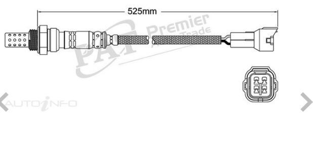 PAT Oxygen Sensor Post-Catalytic For Suzuki Carry GA413 1.3L G13BB