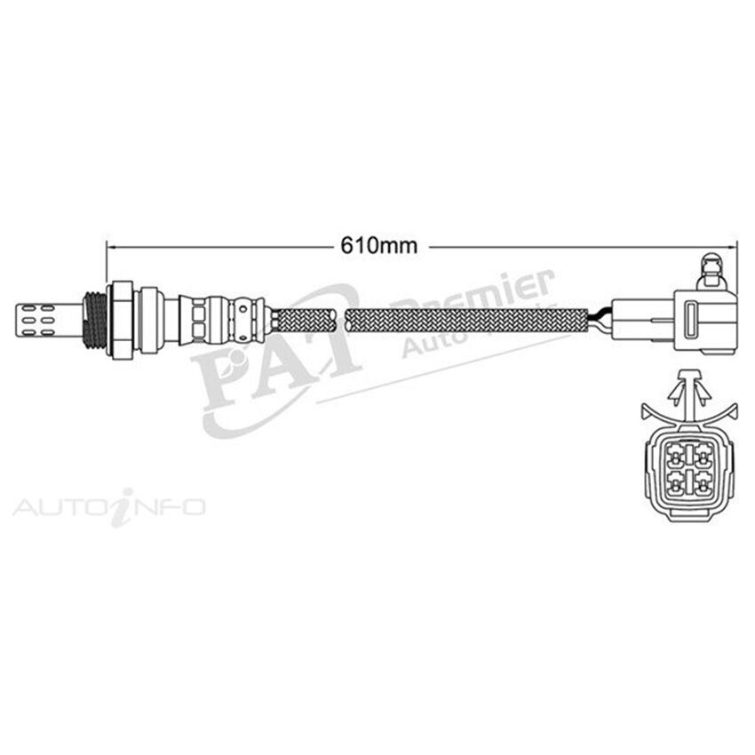 PAT Oxygen Sensor Post-Catalytic For Suzuki SX4 RW420 2.0L J204