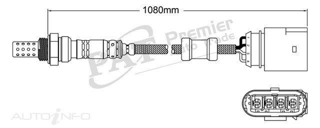 PAT Pre-Cat. Oxygen Sensor For Volkswagen Passat B5 2.0L 4CYL AZM I4 8V SOHC