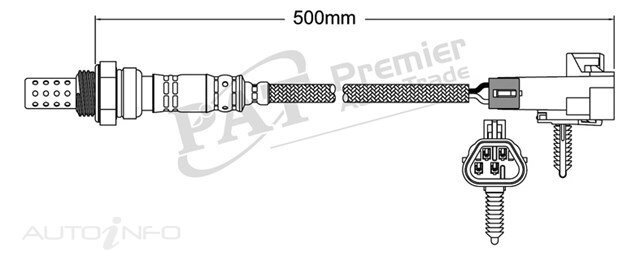 PAT Pre-Cat. Oxygen Sensor For Hummer H3 3.5L,3.7L 5CYL L52 LLR - EGO-544