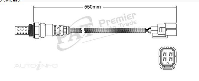 PAT Oxygen Sensor For Honda Accord CP 3.5L V6 J35Z2 SOHC-PB - EGO-555
