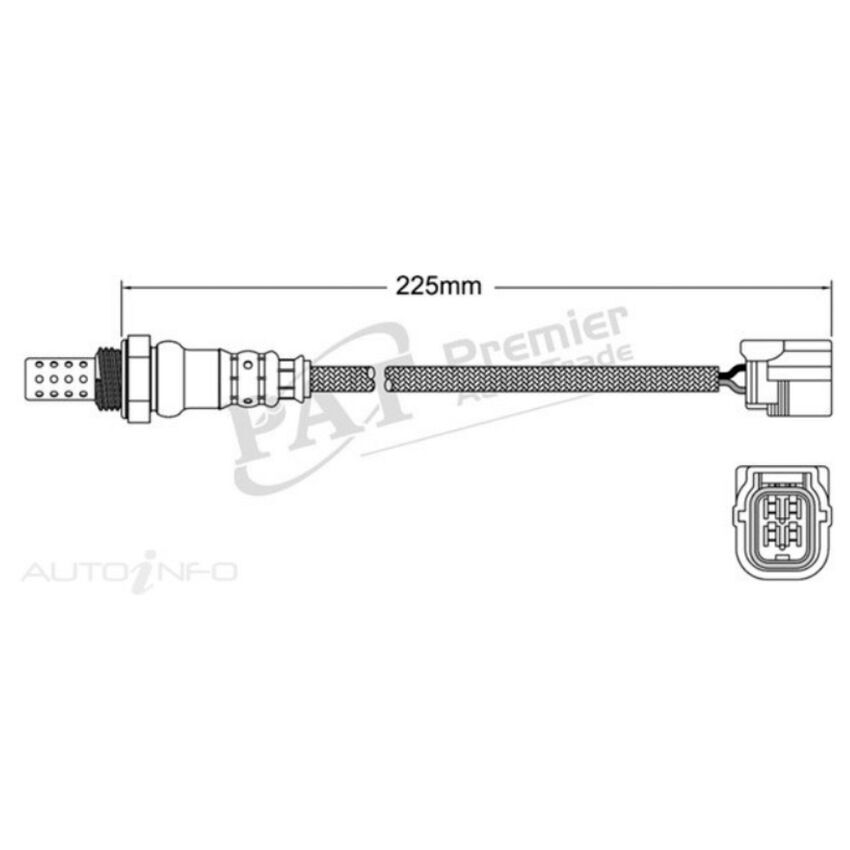 PAT Oxygen Sensor Post-Catalytic For Honda Odyssey RB 2.4L K24Z2 4D Wagon