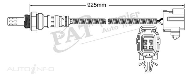 PAT Pre-Cat. Oxygen Sensor For Mazda Mazda 6 GG / GY 2.0L 4CYL LFDE I4 16V DOHC