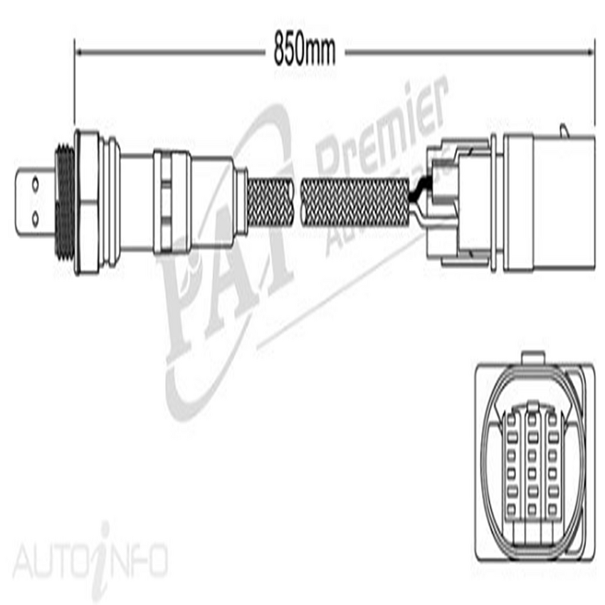 PAT Pre-Cat. Oxygen Sensor For Audi A8 Quattro D3 3.2L 6CYL BPK V6 20V DOHC