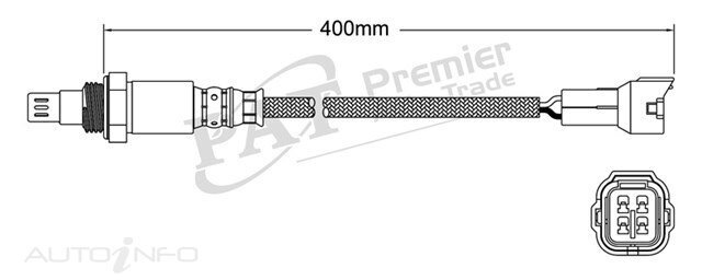 PAT Pre-Cat. Oxygen Sensor For Suzuki Grand Vitara Type II on 1.6L 4CYL M16A 
