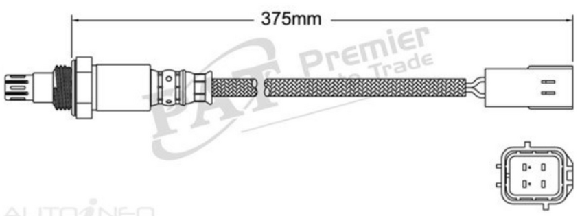 PAT Oxygen Sensor Pre-Catalytic For Nissan Fairlady Z Z34 3.7L V6 VQ37VHR