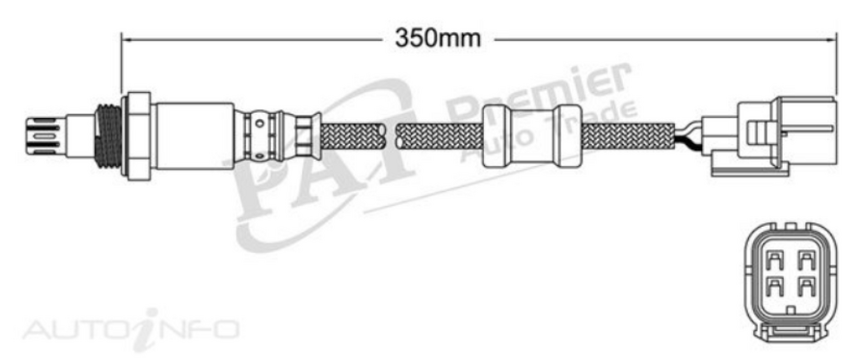 PAT Oxygen Sensor Pre-Catalytic For Honda Odyssey RB 2.4L K24Z2 4D Wagon