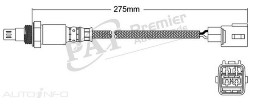 PAT Oxygen Sensor Pre-Catalytic For Lexus GS460 URS190R 4.6 V8 1URFSE 4D Sedan