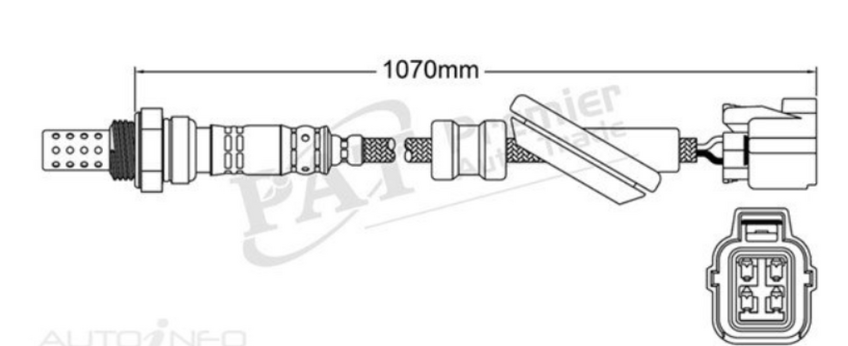 PAT Oxygen Sensor Post-Catalytic For Honda Accord CL, CM 2.4L K24A, K24A4,K24A8