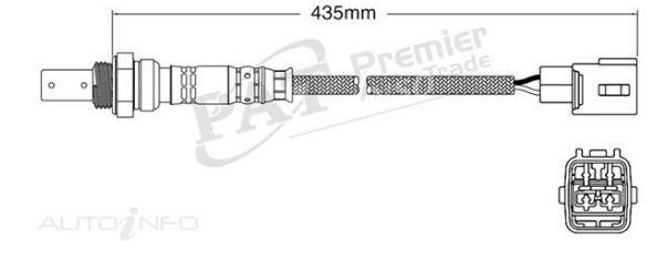 PAT Oxygen Lambda Sensor For Toyota Wish 1.8L ZNE10R/ZNE14R 1ZZFE 4D Wagon