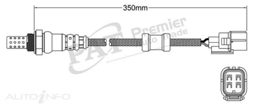 PAT Oxygen Sensor Post-Catalytic For Honda Civic VTi FD, FK 1.8L R18Z1, R18A1