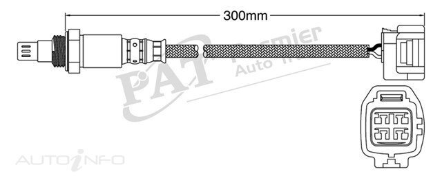 PAT Pre-Cat. Oxygen Sensor For Jaguar XK8 X150 4.2L S/Charged 8CYL AJ34