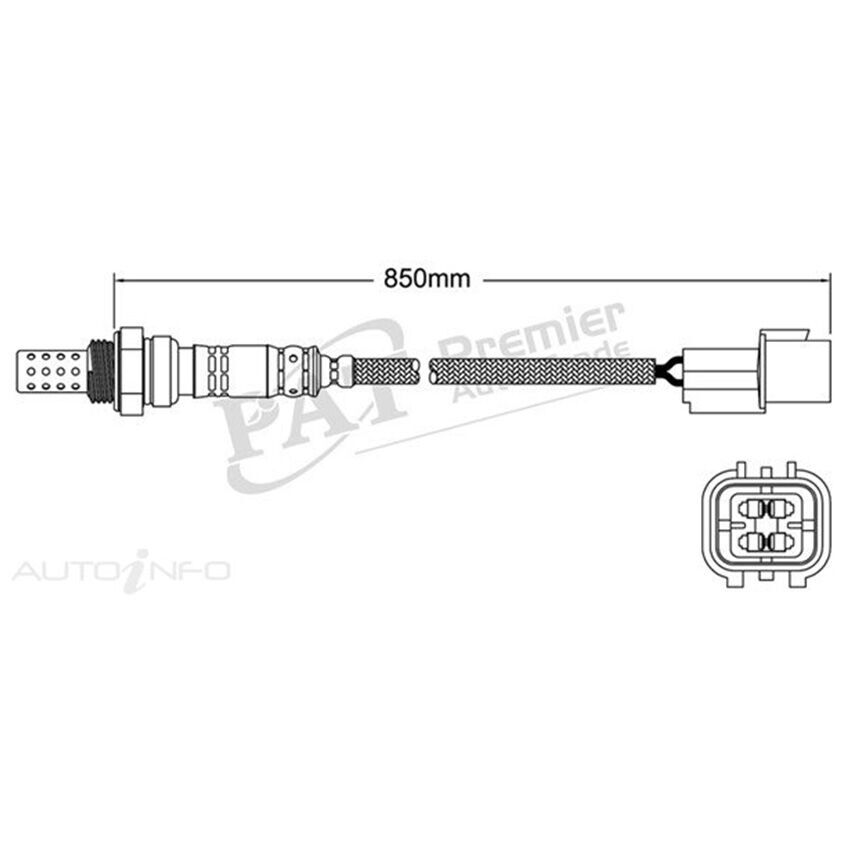 PAT Pre-Cat. Oxygen Sensor For Mitsubishi Express MWB SJ 2.4L 4CYL 4G64