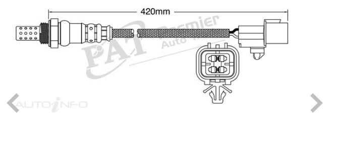 PAT Oxygen Sensor For Volkswagen Touareg V10 7L 4.9L BLE V10 40V SOHC - EGO-618