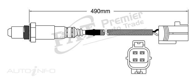 PAT Pre-Cat. Oxygen Sensor For Mitsubishi 380 ES,LS,SX VR-X GT DB 3.8L 6G75