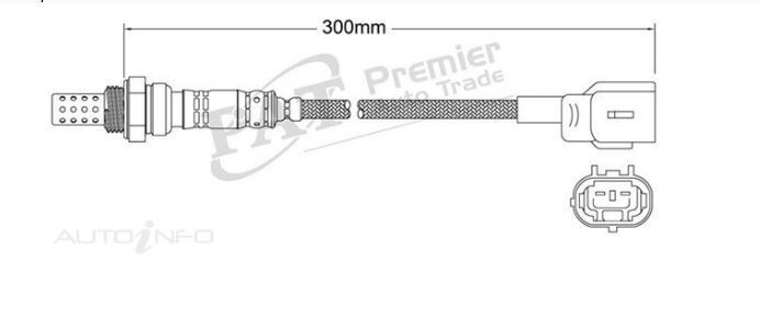 PAT Oxygen Sensor Pre-Catalytic For Daihatsu Strion GTvi 1.3L K3VE2