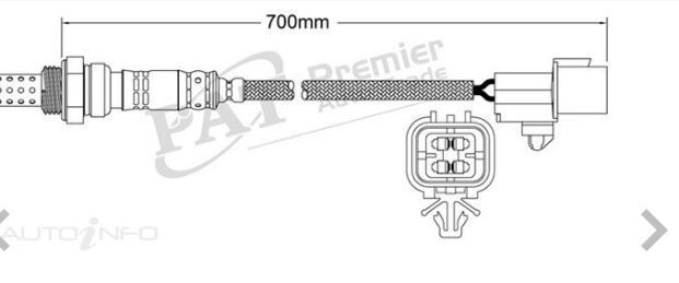 PAT Oxygen Sensor Pre-Catalytic For Mitsubishi Triton ML 3.5L V6 6G74