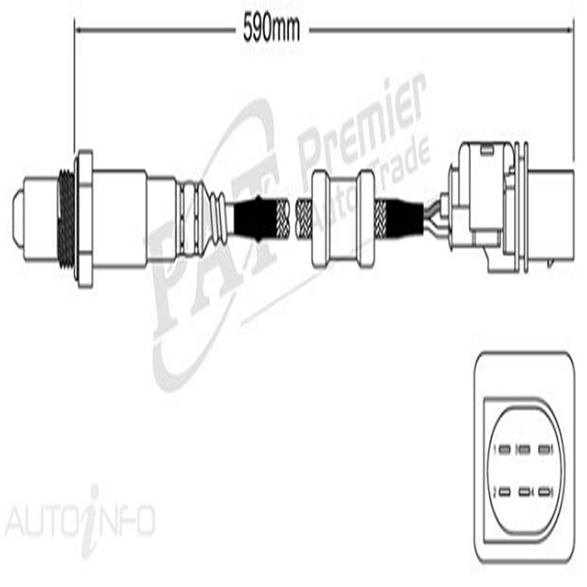 PAT Pre-Cat. Oxygen Sensor For Kia Rio 1.6L 4CYL G4FD - EGO-643