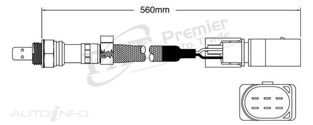 PAT Pre-Cat. Oxygen Sensor For Hyundai i45 2.4L 4CYL G4KJ - EGO-644