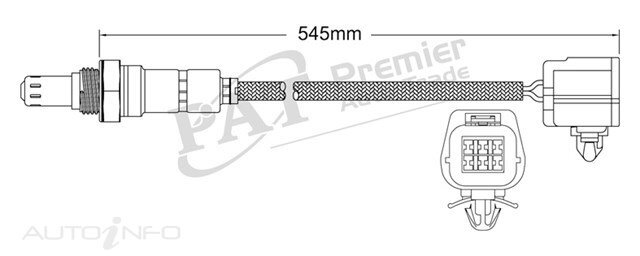 PAT Pre-Cat. Oxygen Sensor For Mazda Mazda 6 GH 2.5L 4CYL L5 I4 16V DOHC