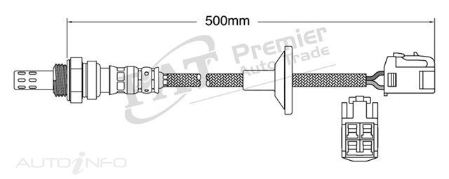 PAT Pre-Cat. Oxygen Sensor For Mitsubishi Outlander ZF 2.4 4CYL 4G69 - EGO-651