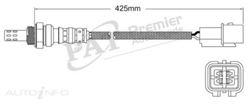 PAT Oxygen Sensor Pre-Catalytic For Kia Grand Carnival Si, SLi VQ 3.5L V6 G6DC
