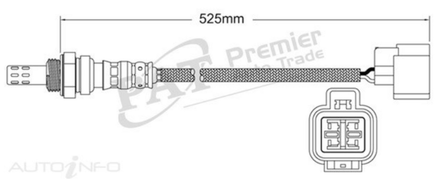 PAT Oxygen Sensor Post-Catalytic For Hyundai i45 YF 2.0L/2.4L G4KJ, G4KD