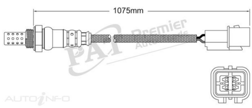 PAT Oxygen Sensor Post-Catalytic For Kia Soul AM 1.6L G4FC 4D Hatchback