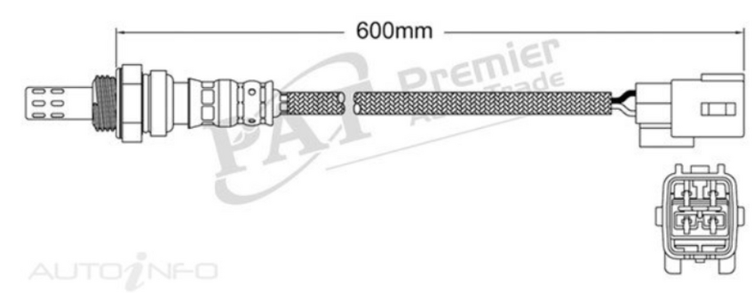 PAT Oxygen Sensor Post-Catalytic For Hyundai Santa FE Active, Elite CM, DM 2.4L