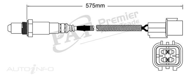 PAT Pre-Cat. Oxygen Sensor For Kia Rio UB 1.4L 4CYL G4FA - EGO-672
